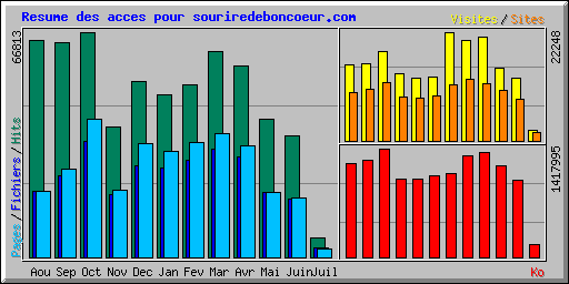 Resume des acces pour souriredeboncoeur.com